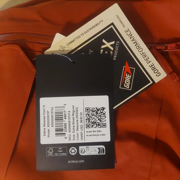 (BRAND NEW) Arc'teryx Sabre Goretex Ski & Board Pants - Picture 3 of 10